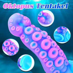 24,5 cm Monster Tentacle Wide <span class=keywords><strong>Dildo</strong></span> Männer/Frauen Silikon Übergroße bunte Anus Plug Realistische XL Giant Octopus Saug basis - Product Image 6