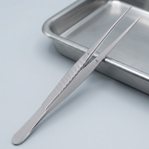 Pinces de Waugh légèrement plus lourdes, à mâchoires dentées sans dents, instrument chirurgical certifié CE ISO13485 - Product Image 3