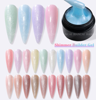 HEMA FREE 20 Couleurs Gel UV Scintillant Constructeur Marque Privée Vente en Gros Pots de 1Kg en Vrac Gel Dur Gel d'Extension d'Ongles Constructeur Logo Personnalisé