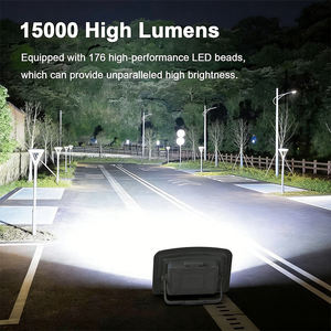 Lámpara de Trabajo LED Solar Recargable de 150W 15000LM, 16000mAh, Paneles Dobles, Brillo Gradual, IP65 Impermeable, Portátil - Product Image 5