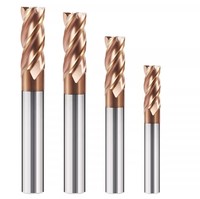 Fresa de Acero de Tungsteno 55HRC de 4 Filos para Router CNC, Resistente y Duradera