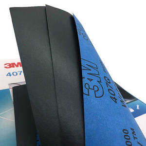 Papel <span class=keywords><strong>de</strong></span> <span class=keywords><strong>Lija</strong></span> Abrasivo <span class=keywords><strong>de</strong></span> Carburo <span class=keywords><strong>de</strong></span> Silicio para Pulir Pintura Automotriz, Húmedo y Seco, 3m 407Q, 9*11 Pulgadas - Product Image 3