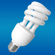 Lámpara CFL de Media Espiral E27 Blanca 6000K Luz Diurna, 8000 Horas, 80lm/W, CRI 80, AC 220V, 2 Años de Garantía, Plástico, OEM, 1200 Lúmenes - Product Image 2