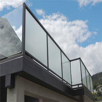 Système de garde-corps en verre trempé personnalisé pour balcon, escalier, bord de piscine et applications extérieures