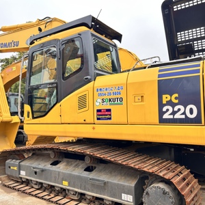 Excellente pelle sur chenilles Komatsu PC220 d'excavatrice d'occasion d'origine à Shanghai à vendre - Product Image 5