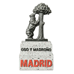 Imán de nevera personalizado de poliresina 3D de Oso y Madroño, <span class=keywords><strong>Madrid</strong></span>, España, recuerdo de oso y árbol de fresa, venta al por mayor - Product Image 1