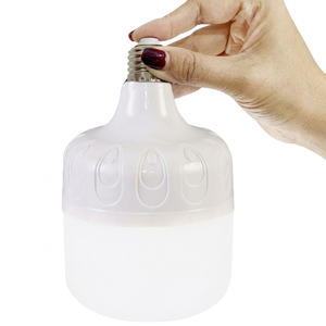 หลอดไฟ LED 9W แรงดันสูง สำหรับกรณีฉุกเฉิน ขั้ว E27 รองรับไฟ AC85V-265V วัสดุ ABS+PP แบตเตอรี่ 1200mA ชิป SMD 2835 เส้นผ่านศูนย์กลาง 70 มม. - Product Image 1