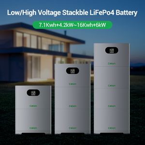 แบตเตอรี่โซลาร์ออลอินวัน 5000W PV Input ความจุ 7KWh ลิเธียมพาวเวอร์วอลล์ พร้อมเอาต์พุตคลื่นไซน์บริสุทธิ์ 4.2kW สำหรับบ้าน ระบบสำรองไฟ (UPS) รุ่น B - Product Image 6