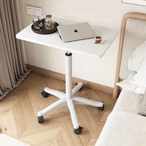 Mesa elevadora móvil de altura ajustable Ruedas Dormitorio simple <span class=keywords><strong>Lectura</strong></span> Mini mesa auxiliar multiusos moderna - Product Image 1
