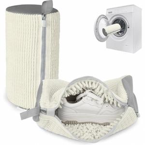 Sacs à linge spéciaux pour chaussures pour lavage en machine, sac de protection anti-déformation, sac de lavage de chaussures pratique, polyester 39x19cm - Product Image 1