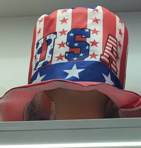 Accesorios de Disfraces, Sombrero del Tío Sam con la Bandera Estadounidense, Atuendos para el 4 de Julio, Sombreros para el Día de la Independencia - Product Image 6