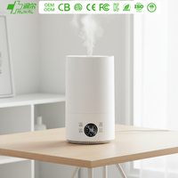 RUNAL Nouveauté Humidificateur Ultrasonique Intelligent H2O à Brume Froide, Remplissage par le Haut, Contrôlé par Application, Silencieux, Design en Plastique, Usage Domestique
