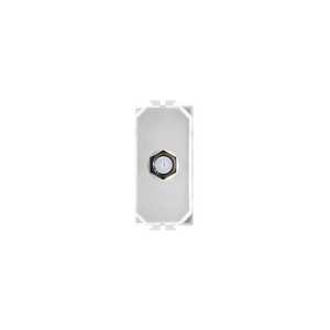 White <b>Screw</b>-On Satellite TV <b>Socket</b> - Product Image 3