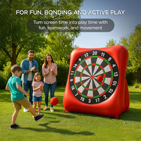 Cible géante gonflable de football et de golf pour adultes et enfants, jeu de plein air pour fêtes en extérieur
