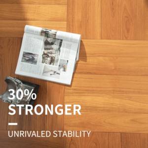 Plancher en <span class=keywords><strong>bois</strong></span> à chevrons en teck birman massif 440x88mm planches ensoleillées naturelles pour la maison et l'hôtel - Product Image 4
