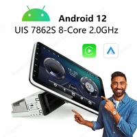 DVD Mobil Android 12 Pemutar Multimedia Mobil 9 Inch untuk Radio Stereo Universal Head Unit Layar Carplay Radio Mobil Android