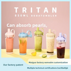 แก้วน้ำ Tritan ขนาด 850 <span class=keywords><strong>ม</strong></span>ล. พร้อ<span class=keywords><strong>ม</strong></span>หลอดดูดไข่<span class=keywords><strong>ม</strong></span>ุก ฝาปิดแ<span class=keywords><strong>ม</strong></span>่เหล็กแบบพกพา สำหรับผู้ชายและผู้หญิง แก้วน้ำกันลื่นสำหรับใส่ชา sữa - Product Image 2