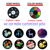 Impermeable IP65 300W Gobo proyector logotipo personalizado giratorio Gobo proyector luz edificios al aire libre publicidad luces