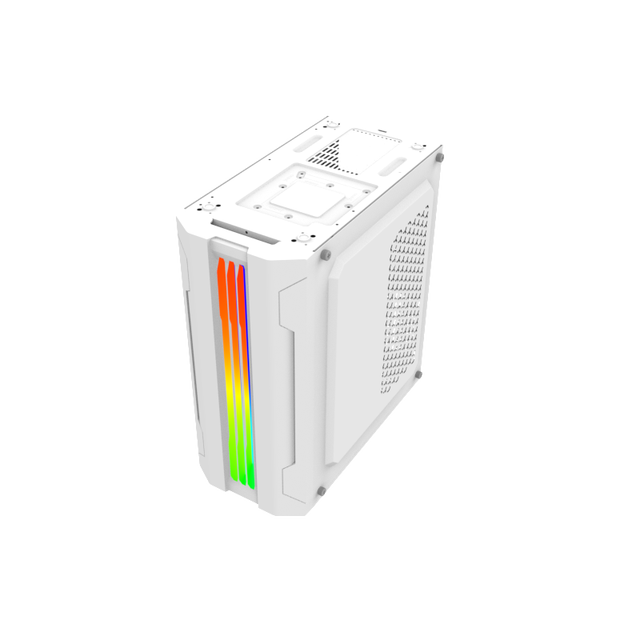 ALSEYE Mid Tower Empty Computer Case 360 Cooler Auro 3.0 White Color PC Case