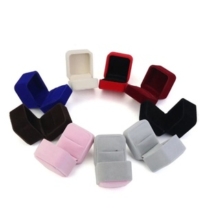 <span class=keywords><strong>Boîte</strong></span> <span class=keywords><strong>à</strong></span> alliances carrée pour fiançailles, mariage, bijoux, <span class=keywords><strong>boîte</strong></span> personnalisée avec logo - Product Image 2