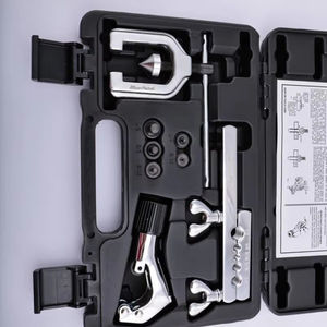 Precision Engineering HC-9528 Tube Cutter And Double <b>Flaring</b> <b>Tool</b> Set For Automotive Brake Lines With Five Adaptors Included - Product Image 1