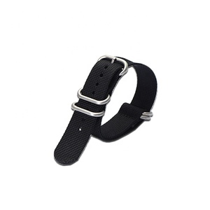 20mm 22mm 24mm Premium balísticos <span class=keywords><strong>Zulu</strong></span> de la OTAN reloj bandas con hebilla de acero inoxidable - Product Image 1