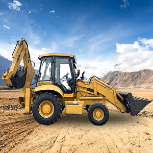 Produsen Mesin CE EPA 4X4 Backhoe <span class=keywords><strong>Loader</strong></span> Retroexcavadora China Wheel Front End Backhoe <span class=keywords><strong>Loader</strong></span> - Product Image 4