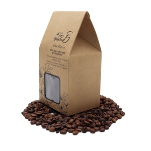 Custom-printed logo Biodegradable Kraft Paper Bags Can Be Used to Hold Coffee Beans - Product Image 3