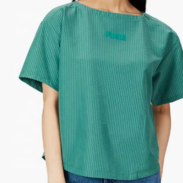 Off Line Neck Off Shoulder Eisse ide Strick oberteil Damen Sommer Dünne Kurzarm Lose Große gebogene Perlen Stoff