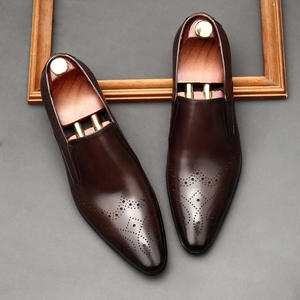 Zapatos Oxford de Hombre con Cordones, Diseño Nuevo, Transpirables, con Estampado de Leopardo, de Cuero Genuino, Formales, Casuales de Negocios - Product Image 2