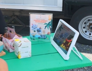 15.6 "không có cài đặ<span class=keywords><strong>t</strong></span> TV với được xây dựng trong loa Tuổi thọ pin 6 giờ cho xe bãi biển dã ngoại - Product Image 2