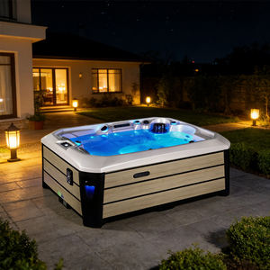 อ่างจากุซซี่ขนาดเล็ก Sunrans ขายดี อ่างสปาสำหรับกลางแจ้ง 3 ที่นั่ง มินิฮ็อตทับ ลดราคา - Product Image 1