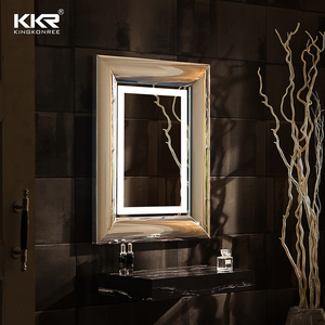 <span class=keywords><strong>Espejo</strong></span> inteligente rectangular LED para <span class=keywords><strong>baño</strong></span> <span class=keywords><strong>con</strong></span> función iluminada Lente de aluminio <span class=keywords><strong>Luz</strong></span> <span class=keywords><strong>incorporada</strong></span> - Product Image 2