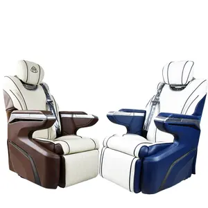 Factory Folding Original Leather Van Seat for Toyota Seinna Recliner VIP Van Seat and Recliner with Leg Rest