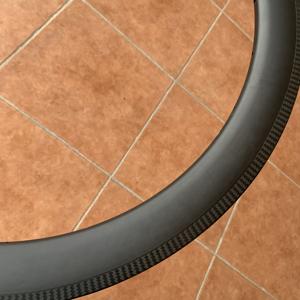 Jantes clícher fibra de carbono 50mm, para bicicleta de estrada freio v com 3k sarja superfície de freio - Product Image 4