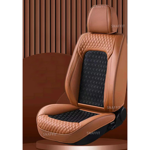 Housses de siège de voiture 9D, quatre saisons, universelles, en cuir, design tendance, housse de siège de voiture personnalisée, cinq sièges complets - Product Image 5