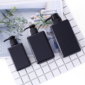 Hot Selling 10oz 12oz 16oz Foaming <b>Pump</b> Cosmetic Packaging Amber Square Glass Soap <b>Bottle</b> for <b>Shampoo</b> - Product Image 5