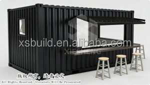 Contenedor Portátil <span class=keywords><strong>Bar</strong></span>, Contenedor de Envío Transformado <span class=keywords><strong>en</strong></span> <span class=keywords><strong>Bar</strong></span> de Cerveza y Cafetería para Uso como Quiosco <span class=keywords><strong>en</strong></span> la Calle/Parque/plaza, Casa Contenedor con Baño - Product Image 2