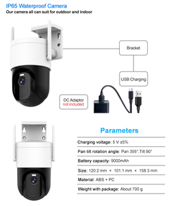 Vendita calda bianco 360 telecamere Wifi Ptz Wifi Camera Outdoor Wifi Camera <span class=keywords><strong>lampadina</strong></span> 360 gradi per porta - Product Image 3