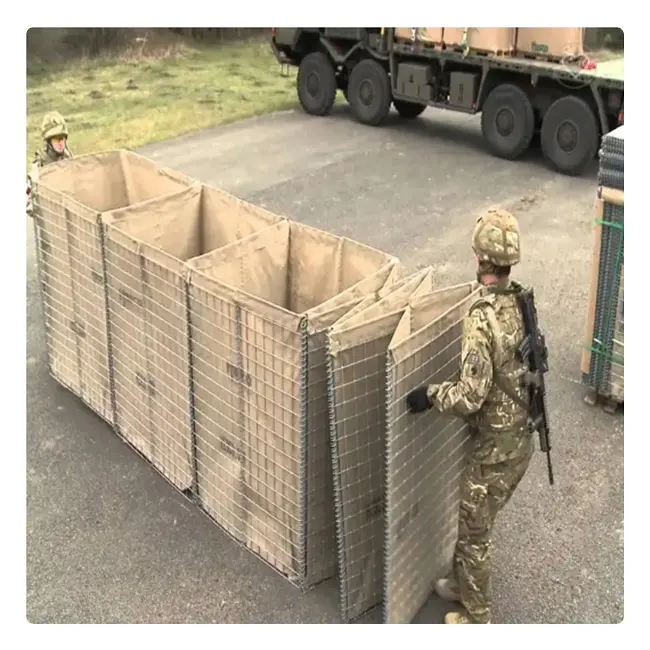 Hot sale defensive barrier blast wall defence bastion barriers for a shooting range