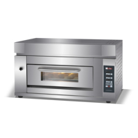 Four de boulangerie commercial électrique 1 niveau pour pizzas, gâteaux et pains, machine à pizzas et snacks, prix de vente