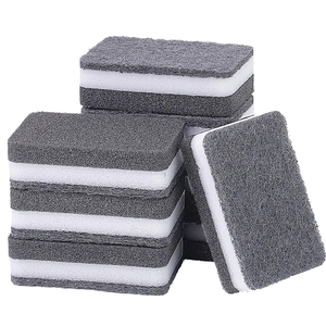 Wavy Cellulose Sponge Scourer Kitchen Usage Cleaning Ball Customized Paper Card Packing Powerful Kitchen Cleaning - Product Image 1
