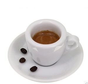 Juego de platillos de taza de espresso italiano, vaso grueso de cerámica de lujo de 50ml para café con leche - Product Image 5