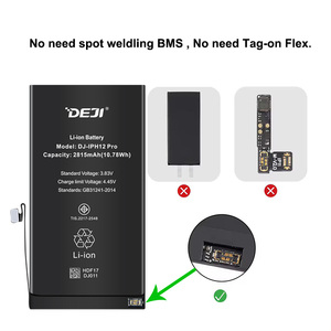 <span class=keywords><strong>DEJI</strong></span> nouvelle mise à niveau 100% batterie santé pour iPhone Pop up 12 pro - Product Image 4