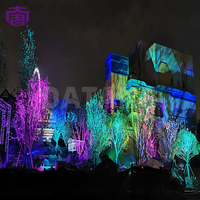 Projecteurs LED mobiles IP65 DMX512 700W RGBW en alliage d'aluminium pour soirées disco et événements festifs