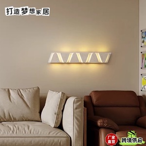โคมไฟติดผนังสไตล์วินเทจแบบมินิมอลหินหวงตง LED E27 2 4 6 หัว ห้องนอน ห้องนั่งเล่น แสงสว่างโดยรอบ - Product Image 5