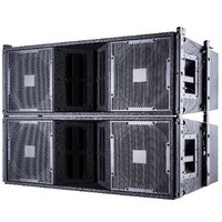 Hongyue Audio Original Design VT4888 double 12 pouces 3 voies passif haut-parleur armoire système de son extérieur professionnel