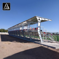 Tribune de sport de terrain de football Gradins de tribune portables Chaises de tribune fixes Stade Sièges de tribune à plusieurs niveaux avec toit