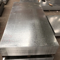 Tôle d'acier galvanisé (GI) durable, calibre 24 et 18, revêtement zinc, épaisseur 1,5 mm/3 mm