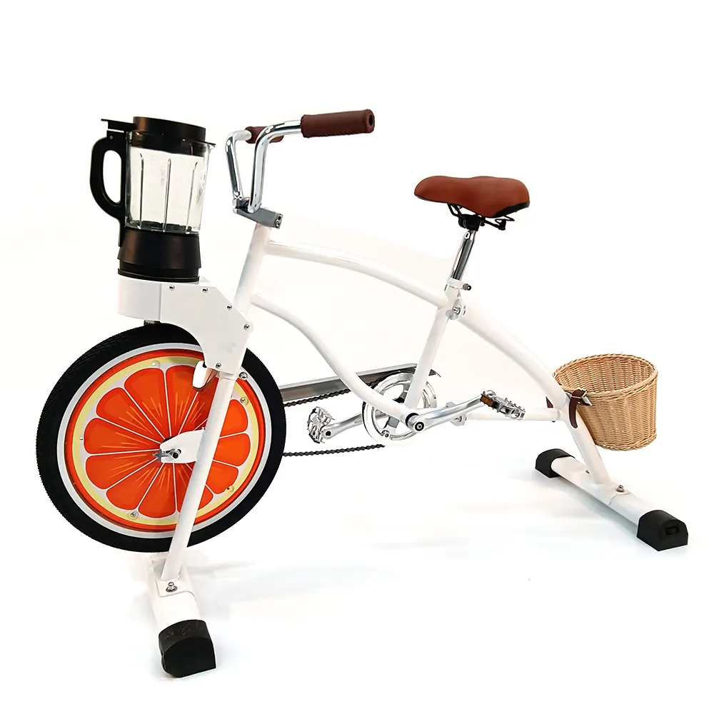 EXI Bicicleta Publicidad White Kid Youth Chopper Pedal Monociclos Con Licuadora